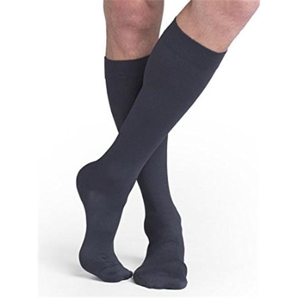 Sigvaris Sigvaris Midtown Microfiber 821CLLM93 15-20 mmHg Closed Toe Mens Calf; Large; Long - Steel Grey 821CLLM93 - main